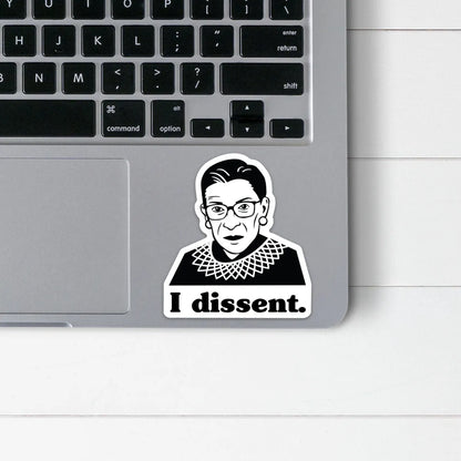 Ruth Bader Ginsburg I Dissent Sticker - Resistance Nation