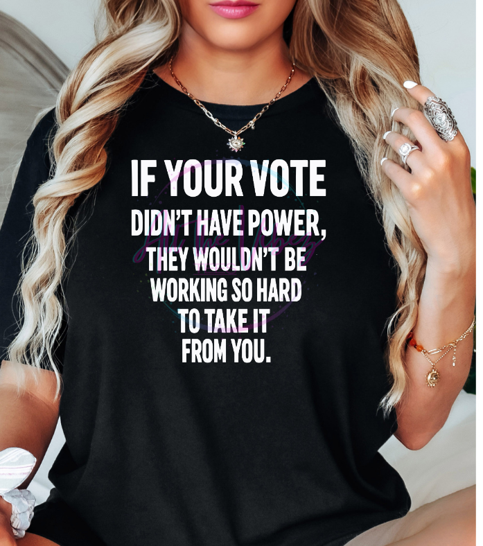 If Your Vote Didn’t Matter Shirt | Voting Rights T-Shirt