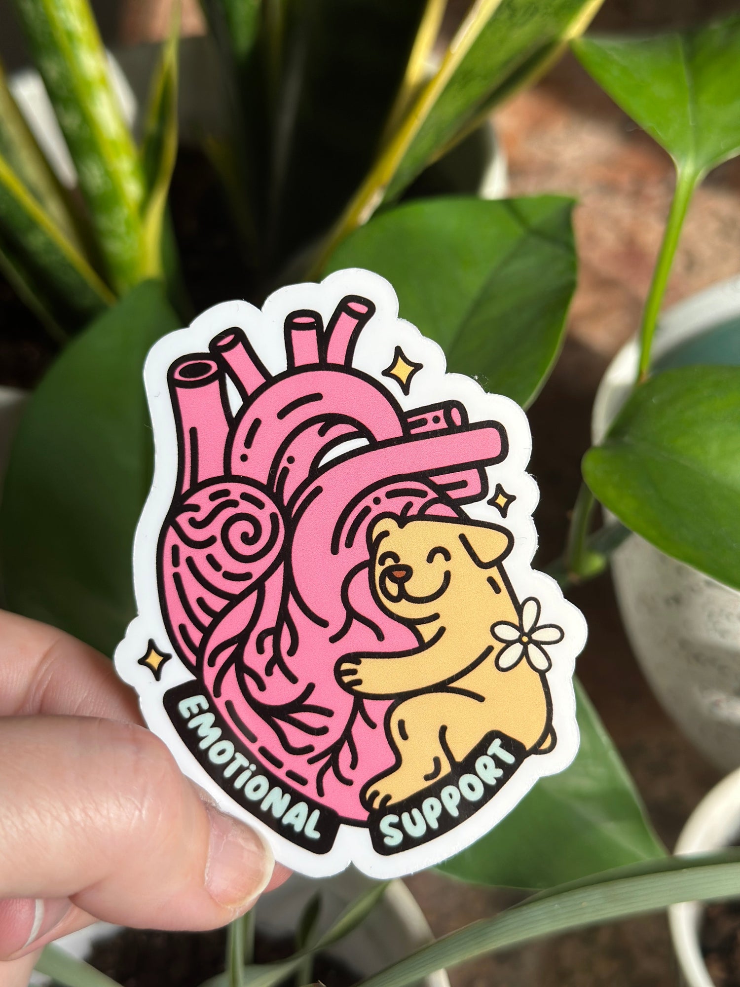 Emotional Support Dog Sticker