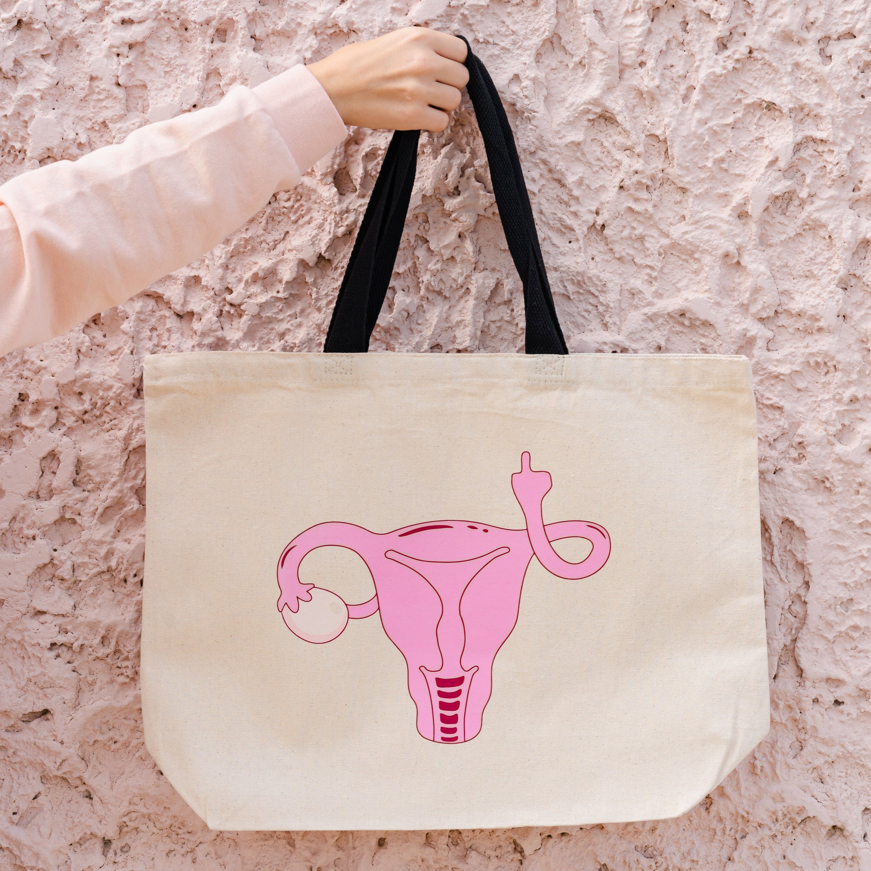 Angry uterus tote