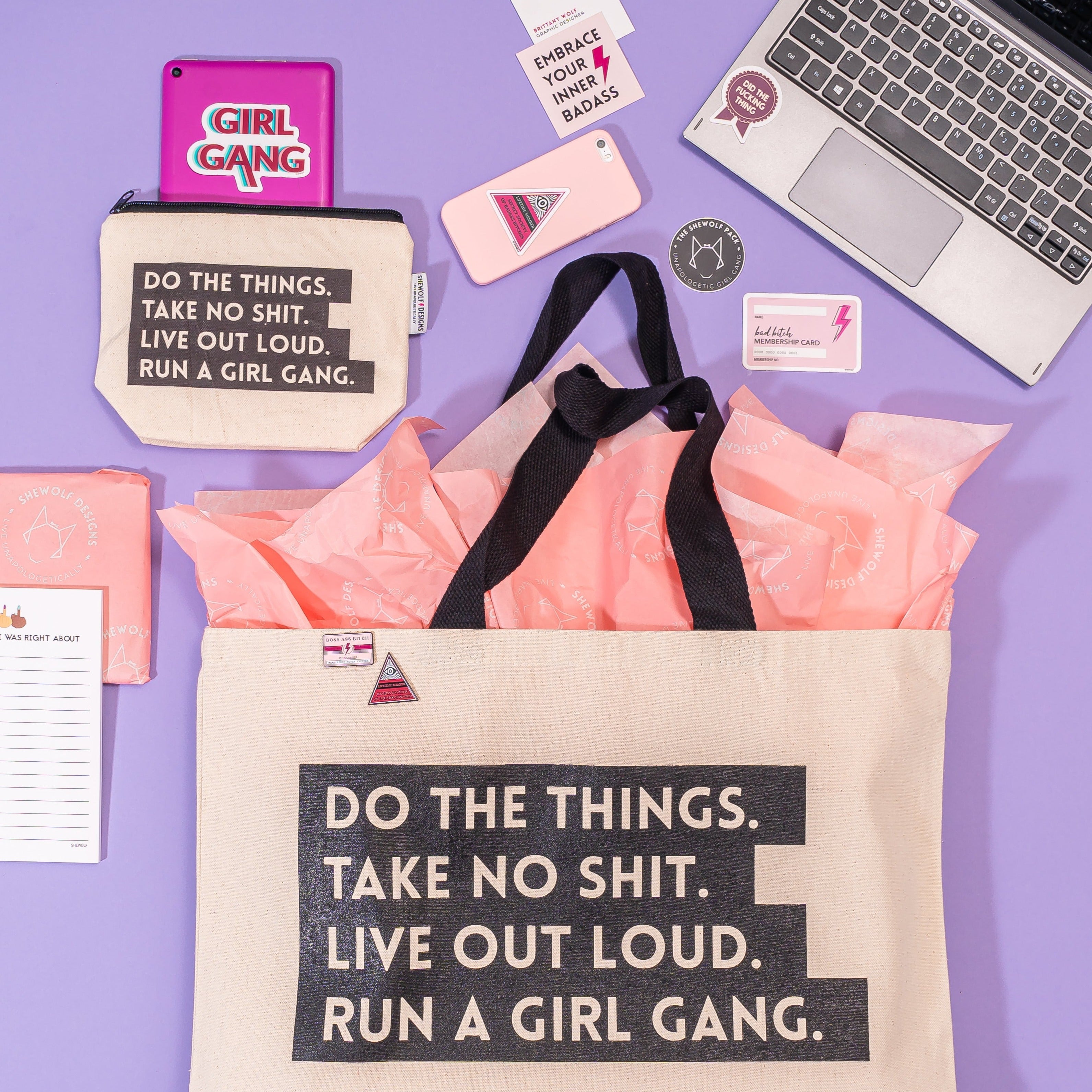 Girl gang tote