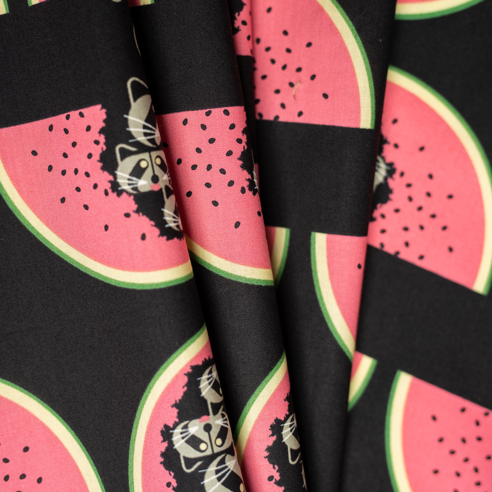 Organic Watermelon Moon Cotton Poplin Fat Quarters