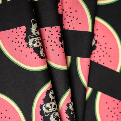 Organic Watermelon Moon Cotton Poplin Fat Quarters
