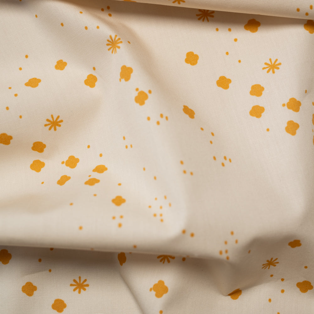 Cloudy Parchment Organic Poplin