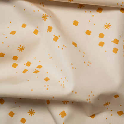 Cloudy Parchment Organic Poplin