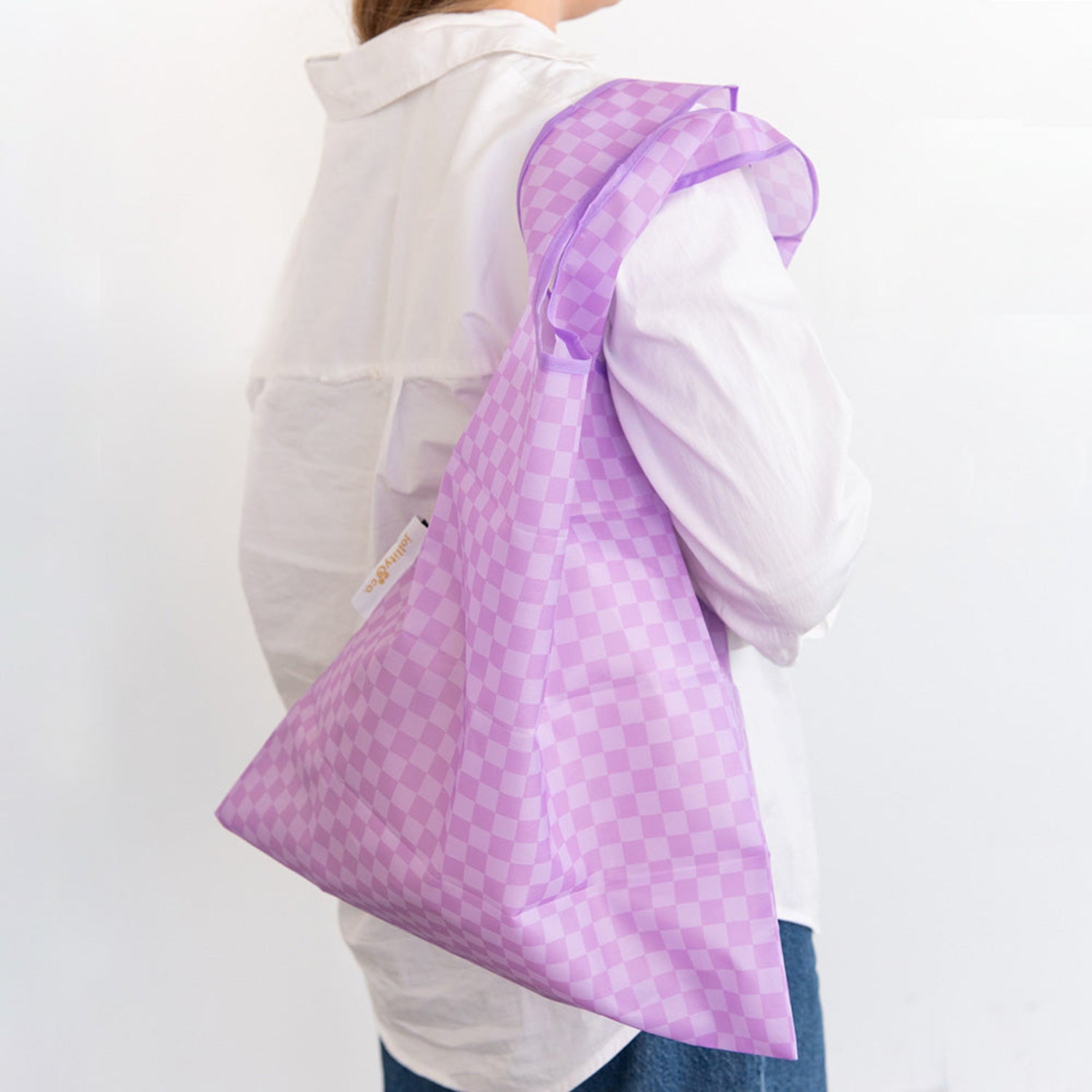 Check It! Purple Posse Nylon Tote