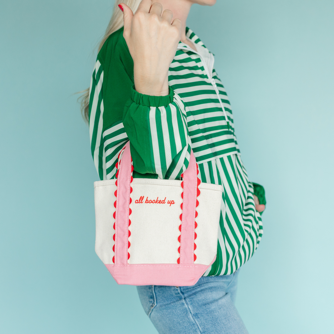 All Booked Up Mini Boat Tote, Jollity &amp; Co