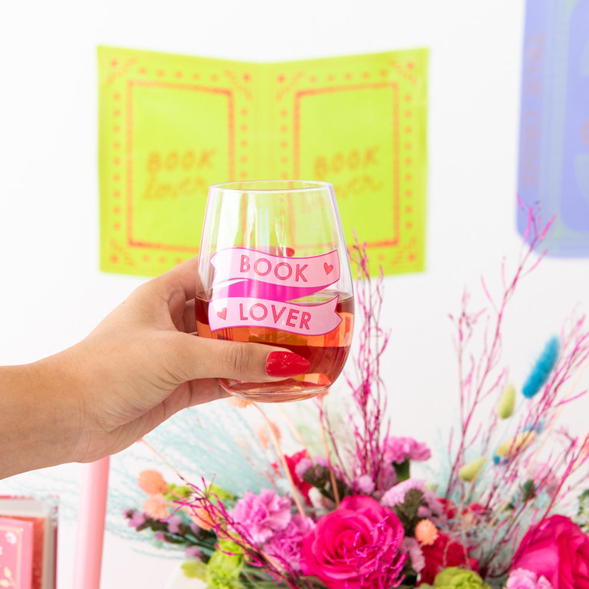 Book Club Book Lover Wine Glass, Jollity &amp; Co