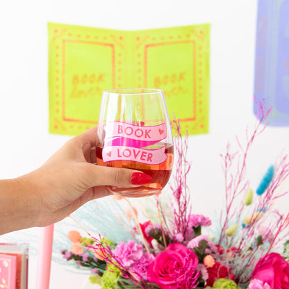 Book Club Book Lover Wine Glass, Jollity &amp; Co