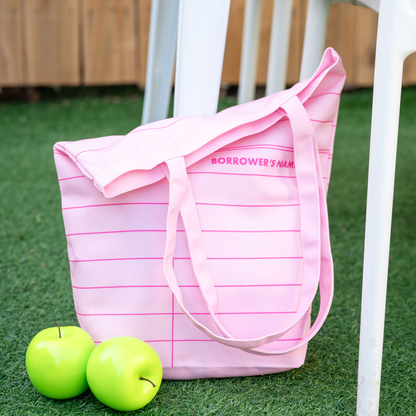 Book Club Library Card Tote Bag, Jollity &amp; Co