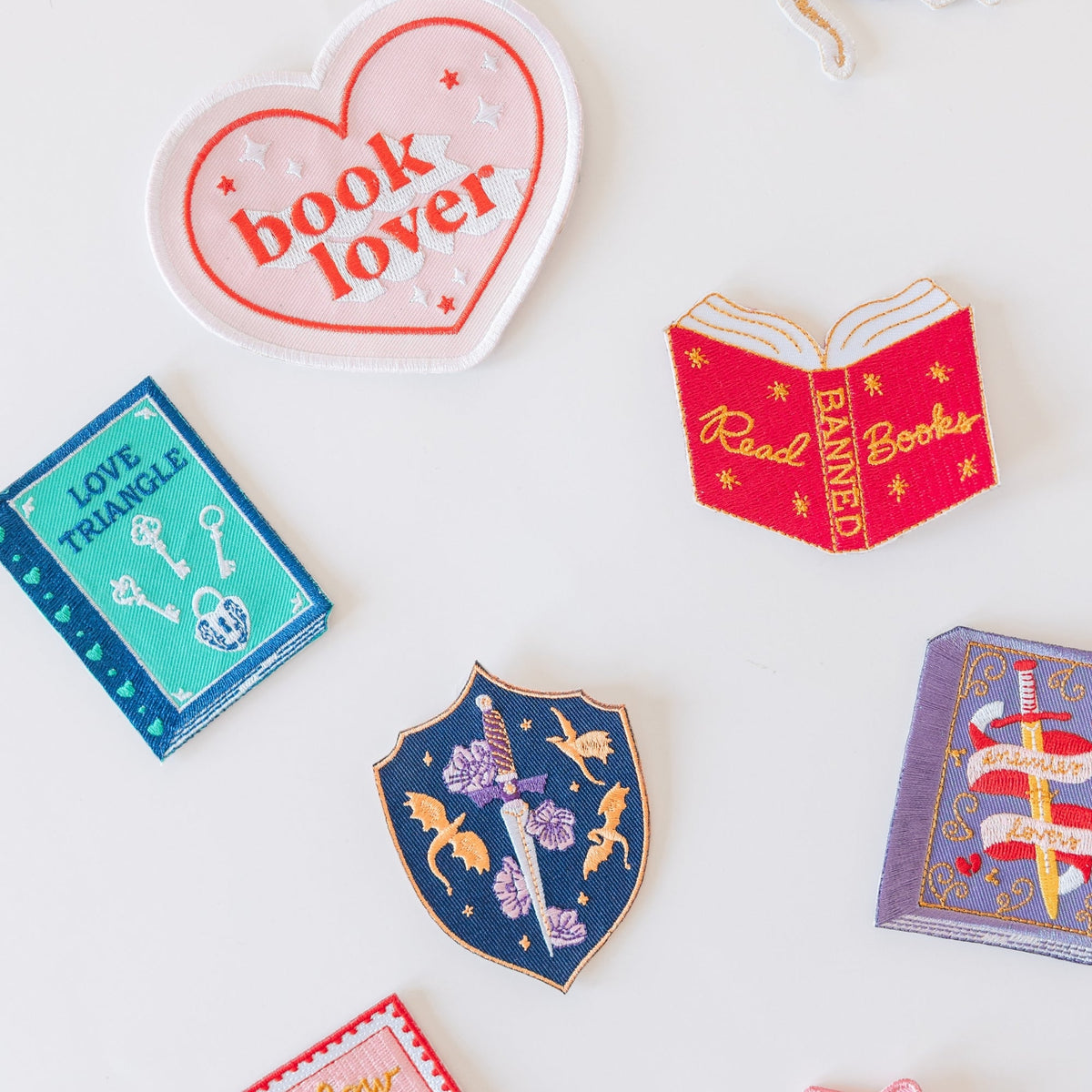 Book Club Patches, Jollity &amp; Co