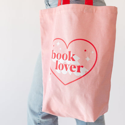 Book Lover Canvas Tote Bag, Jollity &amp; Co