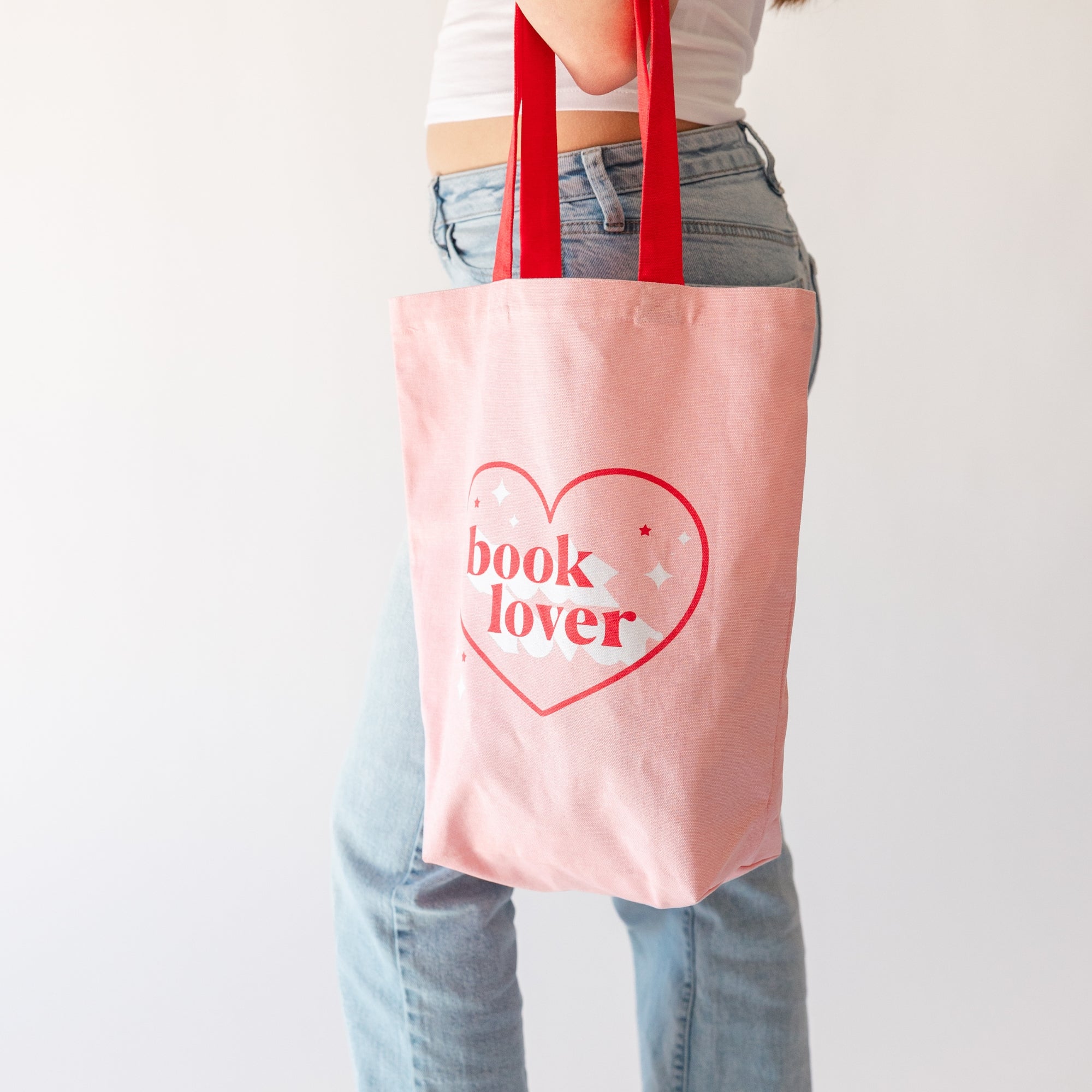 Book Lover Canvas Tote Bag, Jollity &amp; Co