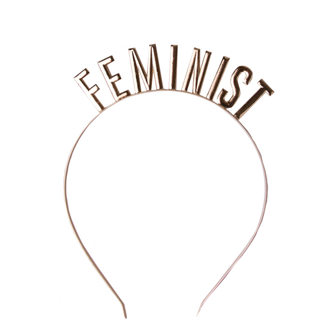 "Feminist" Metal Headband from Jollity &amp; Co