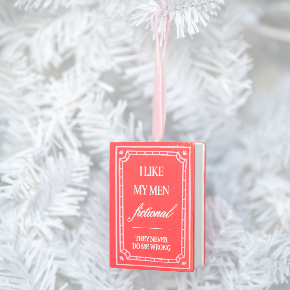 I Like My Men Fictional Christmas Ornament, Jollity &amp; Co