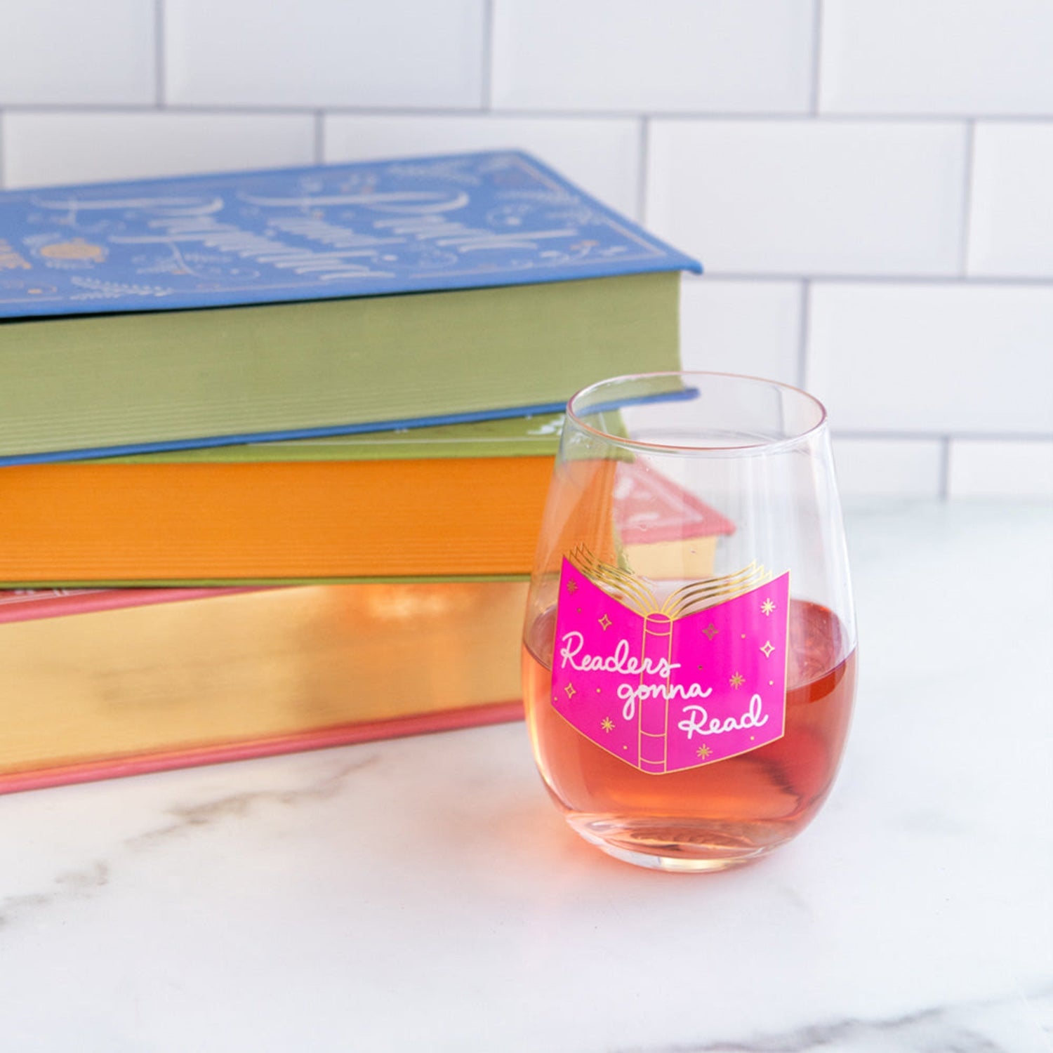 Book Club Readers Gonna Read Wine Glass, Jollity &amp; Co