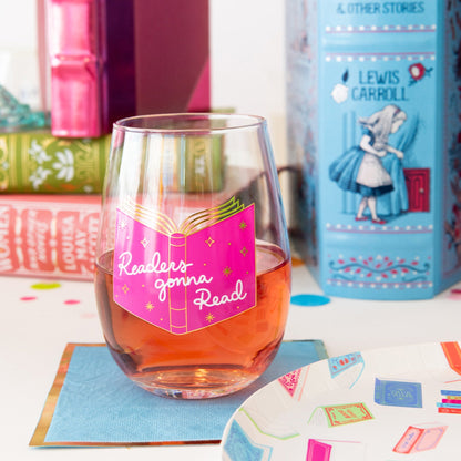 Book Club Readers Gonna Read Wine Glass, Jollity &amp; Co