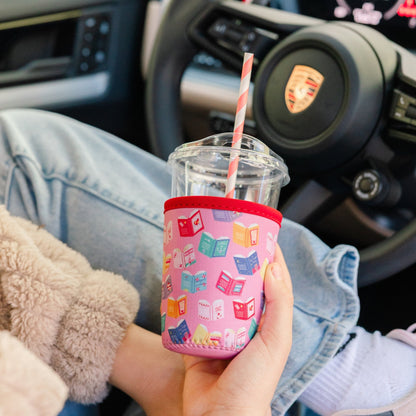 Rom Com Book Themed Beverage Sleeve, Jollity &amp; Co