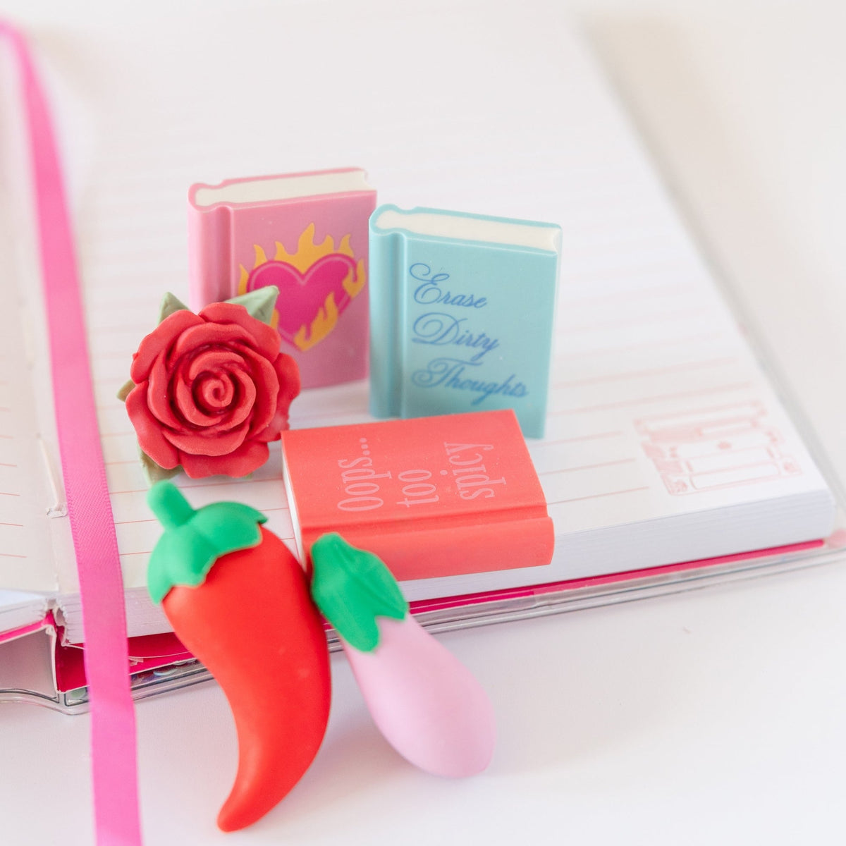 RomCom Eraser Set, Jollity &amp; Co