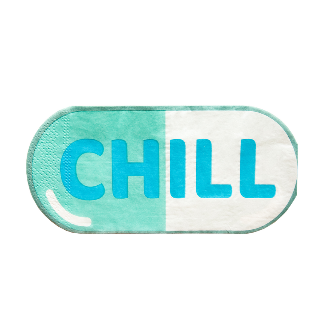 "Chill" Pill Guest Napkins from Jollity &amp; Co