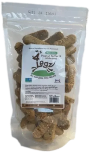 Peanut Butter Molasses Kitty Roca Treats for Happy Pets - 4Legz