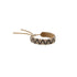 Journey black and gold handmade Maasai beadwork wide cuff bracelet by Sidai Designs, sustainable artisan jewelry brand, fair trade jewelry chicago 