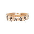 Ivory and black handmade Maasai beadwork thin wrap bracelet by Sidai Designs, sustainable jewelry brand, fair trade, Chicago, made in Tanzania