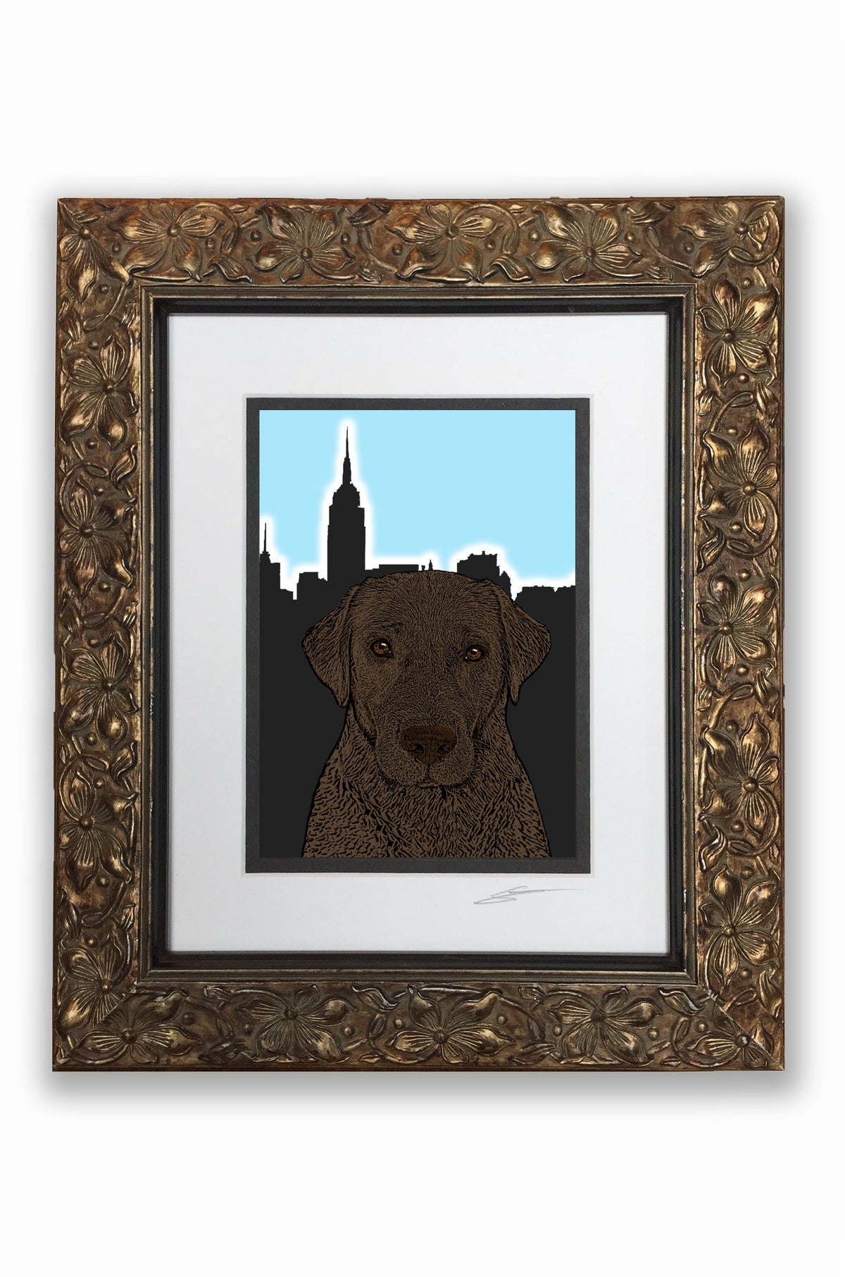 Lab Brown Pupart Portrait