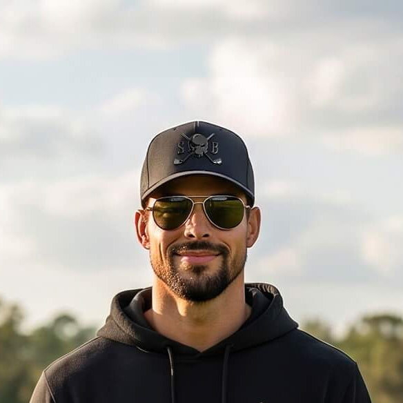 Blackout Golf Rope Hat - Skull &amp; Bogeys Golf Co.