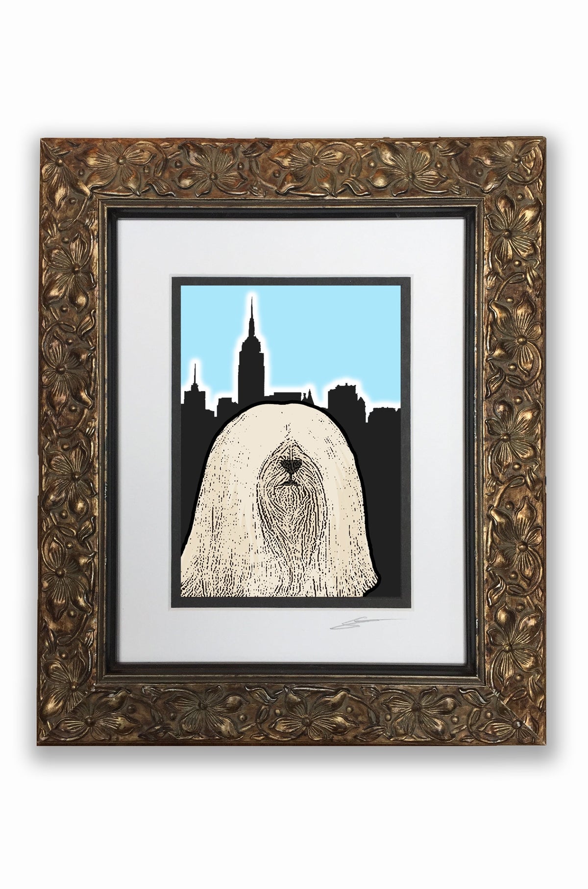 Lhasa Apso Pupart Portrait