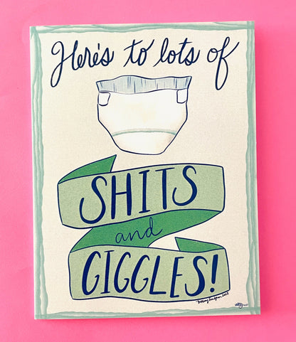 Shits &amp; Giggles Baby Card