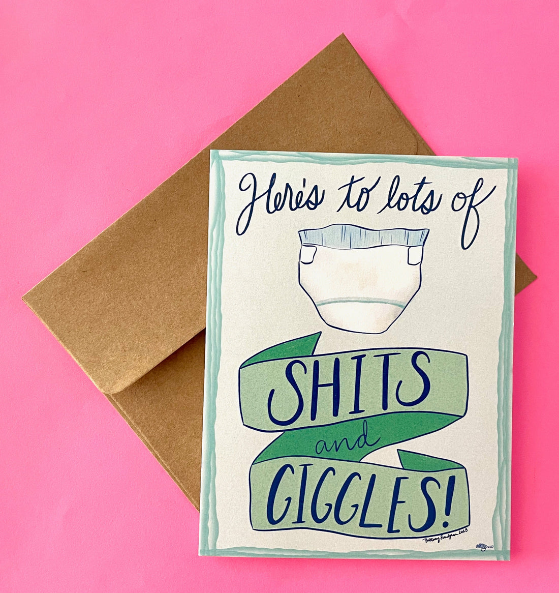 Shits &amp; Giggles Baby Card