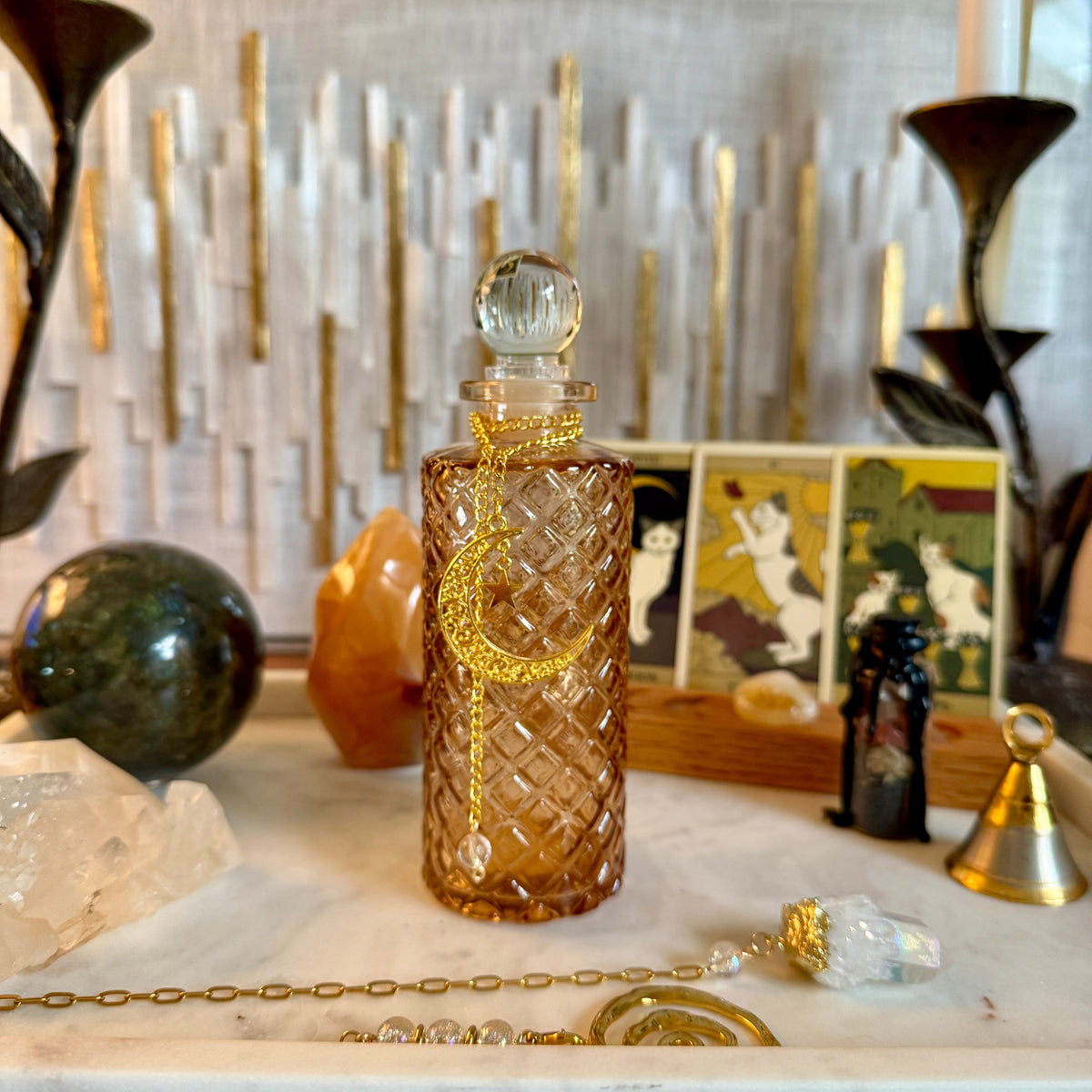 Amber Glass Moon Water Ritual Kit
