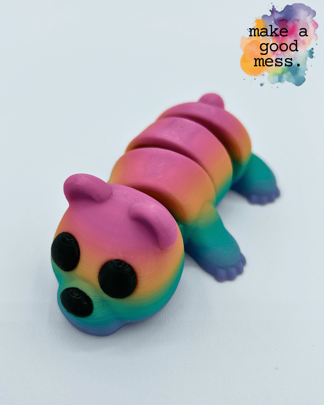 Bear Fidget Friend - Rainbow