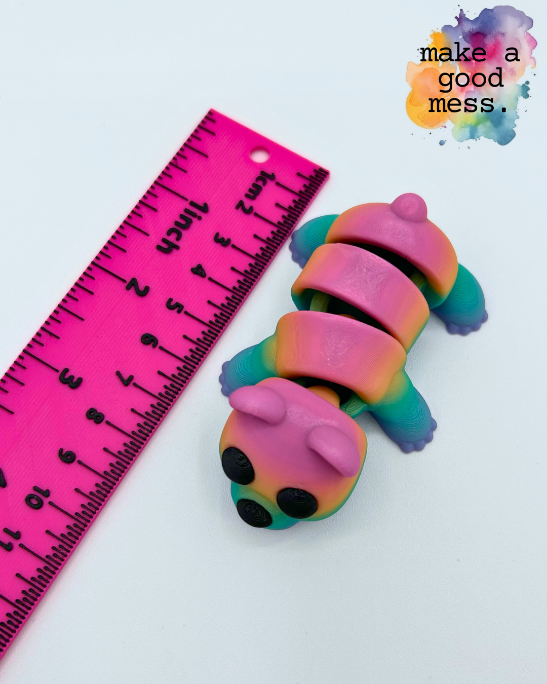 Bear Fidget Friend - Rainbow