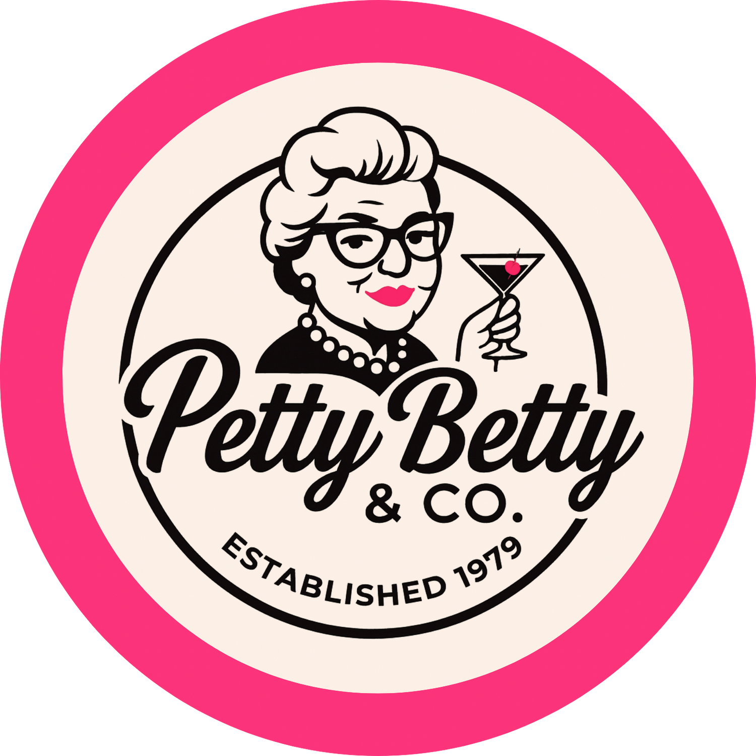 Petty Betty &amp; Co. Logo Magnet