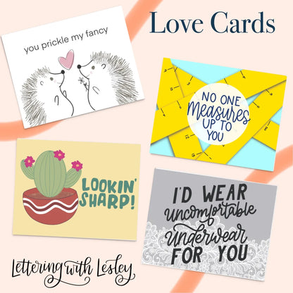 Love and Just Because Cards