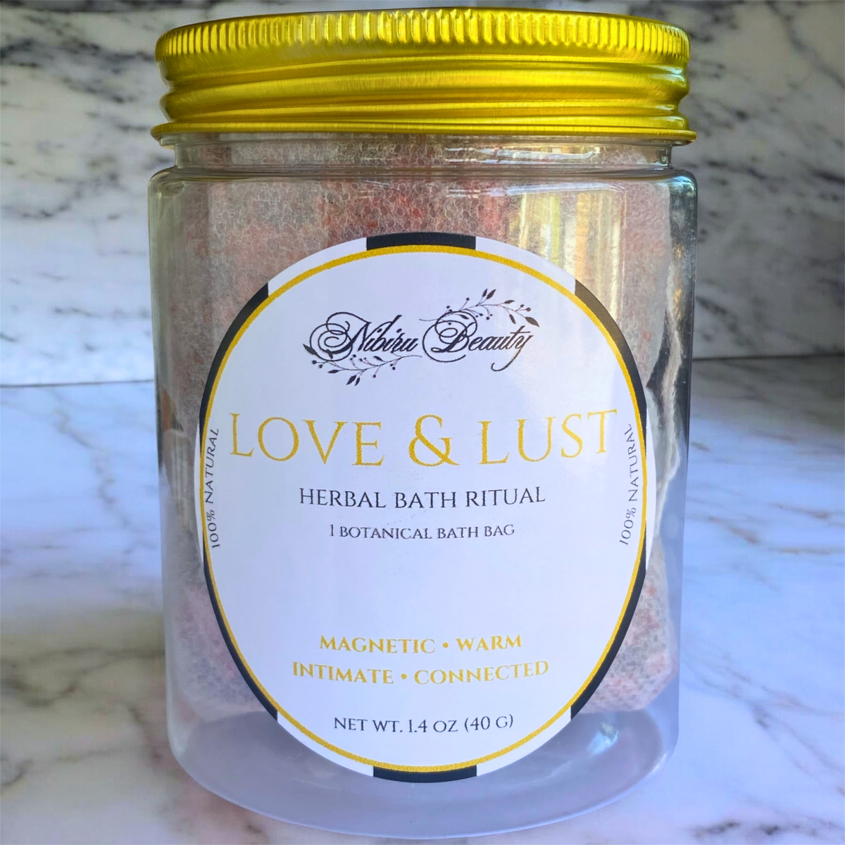 Love &amp; Lust Herbal Bath Bag | Botanical Intention Soak