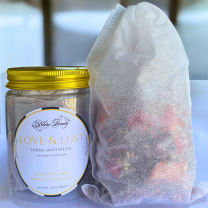 Love &amp; Lust Herbal Bath Bag | Botanical Intention Soak