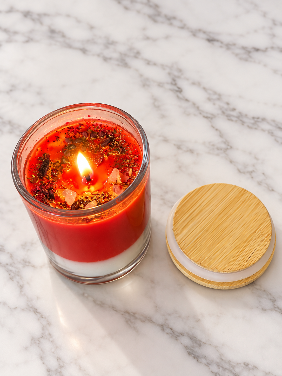 Love &amp; Lust Soy Wax Jar Candle | Rose &amp; Patchouli