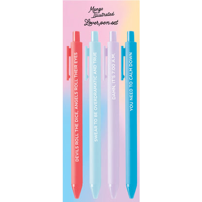 Lover jotter gel pen set - MangoIllustrated - Pen Sets
