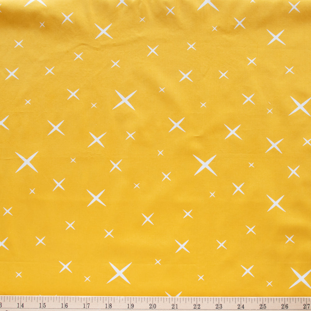 Little Hoshi Mustard Organic Cotton Poplin