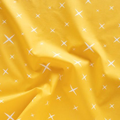 Little Hoshi Mustard Organic Cotton Poplin