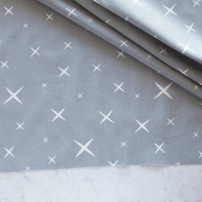 Little Hoshi Gray Organic Cotton Poplin
