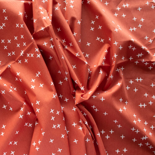 Wink Brick Fat Quarter Organic Cotton Poplin