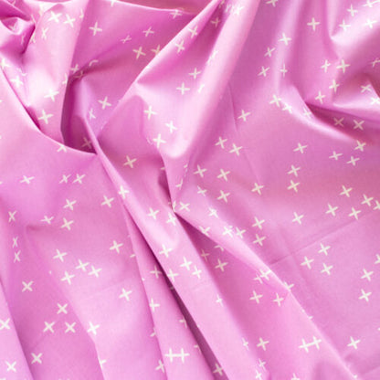 Wink Violet Fat Quarters Organic Cotton Poplin