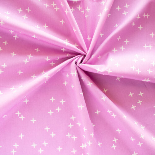 Wink Violet Organic Cotton Poplin