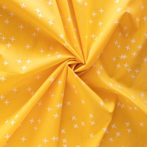 Wink Lemon Fat Quarters Organic Cotton Poplin