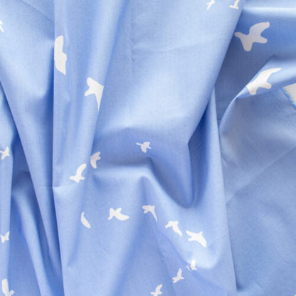 Flight Cornflower Fat Quarter Organic Cotton Poplin