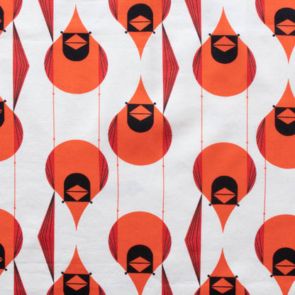 Giant Cardinal Organic Cotton Poplin